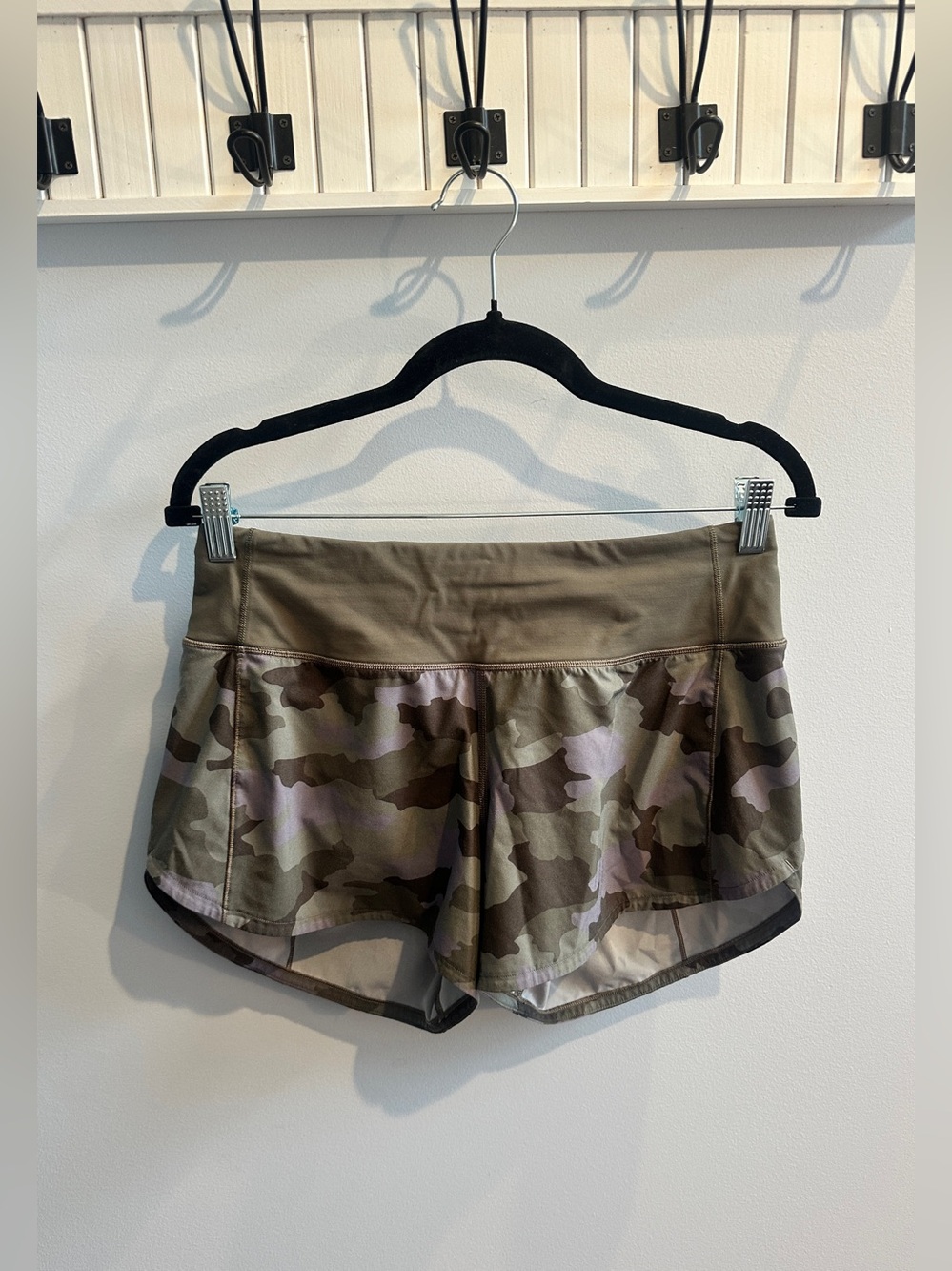 lululemon athletica Women's Camo Athletic Shorts- Speed Up Shorts